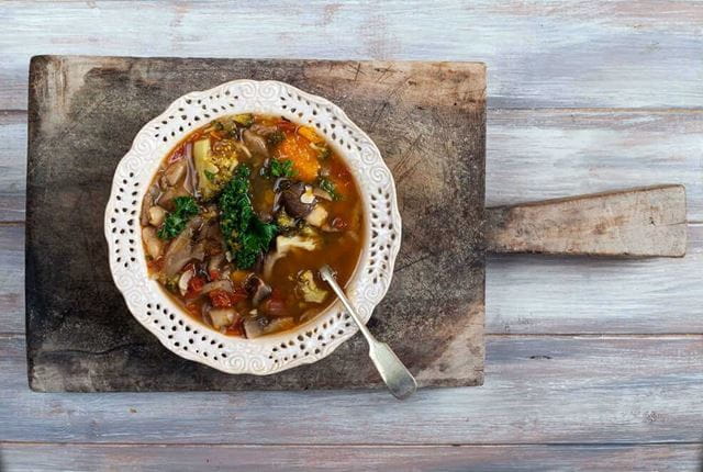 Hearty, warming winter soup